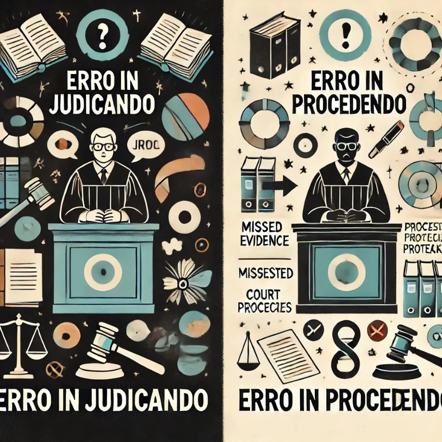 Erro in Judicando e Erro in Procedendo: Entenda as Diferenças e Implicações Jurídicas