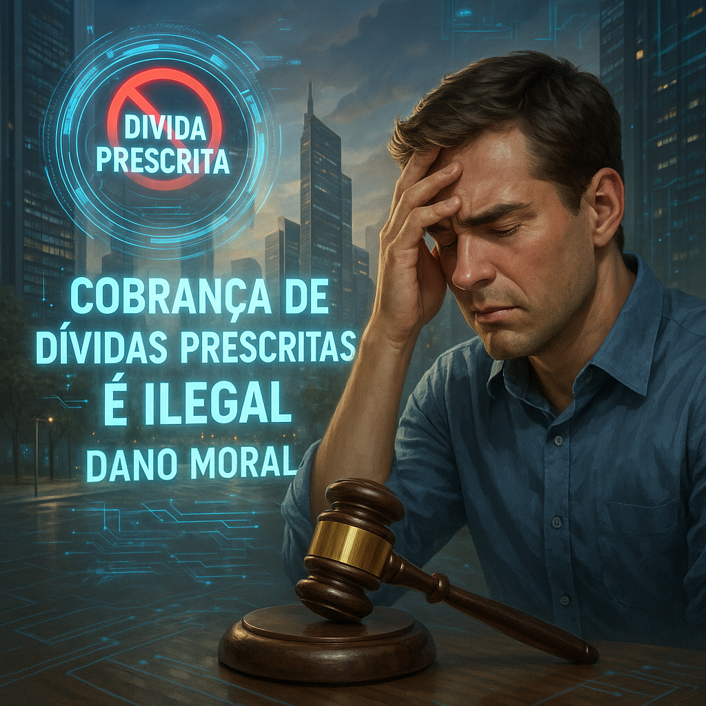 cobrança de dívida prescrita ilegalidade dano moral