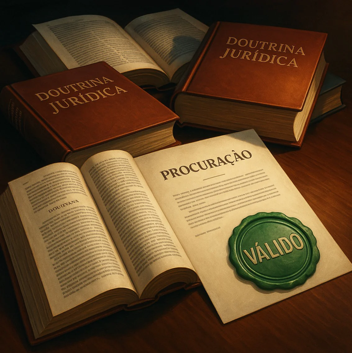 Doutrina jurídica confirmando que a exigência de nova procuração na maioridade é prescindível e o mandato anterior continua válido.