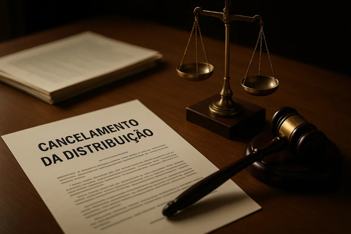 Cancelamento da distribuição e inexigibilidade de custas processuais.